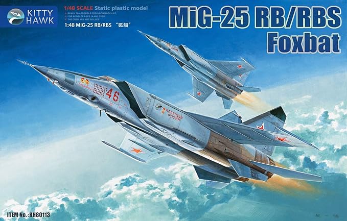 MiG-25RB/RBT Foxbat KH80113 kitty hawk kit