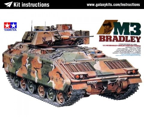 Tamiya 1/35 Model Military Kit M3 Bradley Calvary Fighting Vehicle 3631