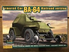 Armoured Car BA-64 rail road version 1/72 ACE 72264