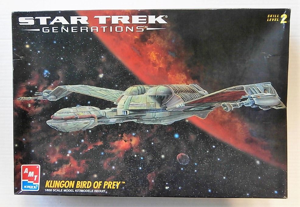 Star Trek Generations Klingon Bird of Prey AMT kits 8230