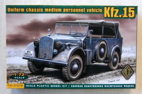 Uniform Chassis Medium Personnel Vehicle KFZ.15 1/72 ACE 72258