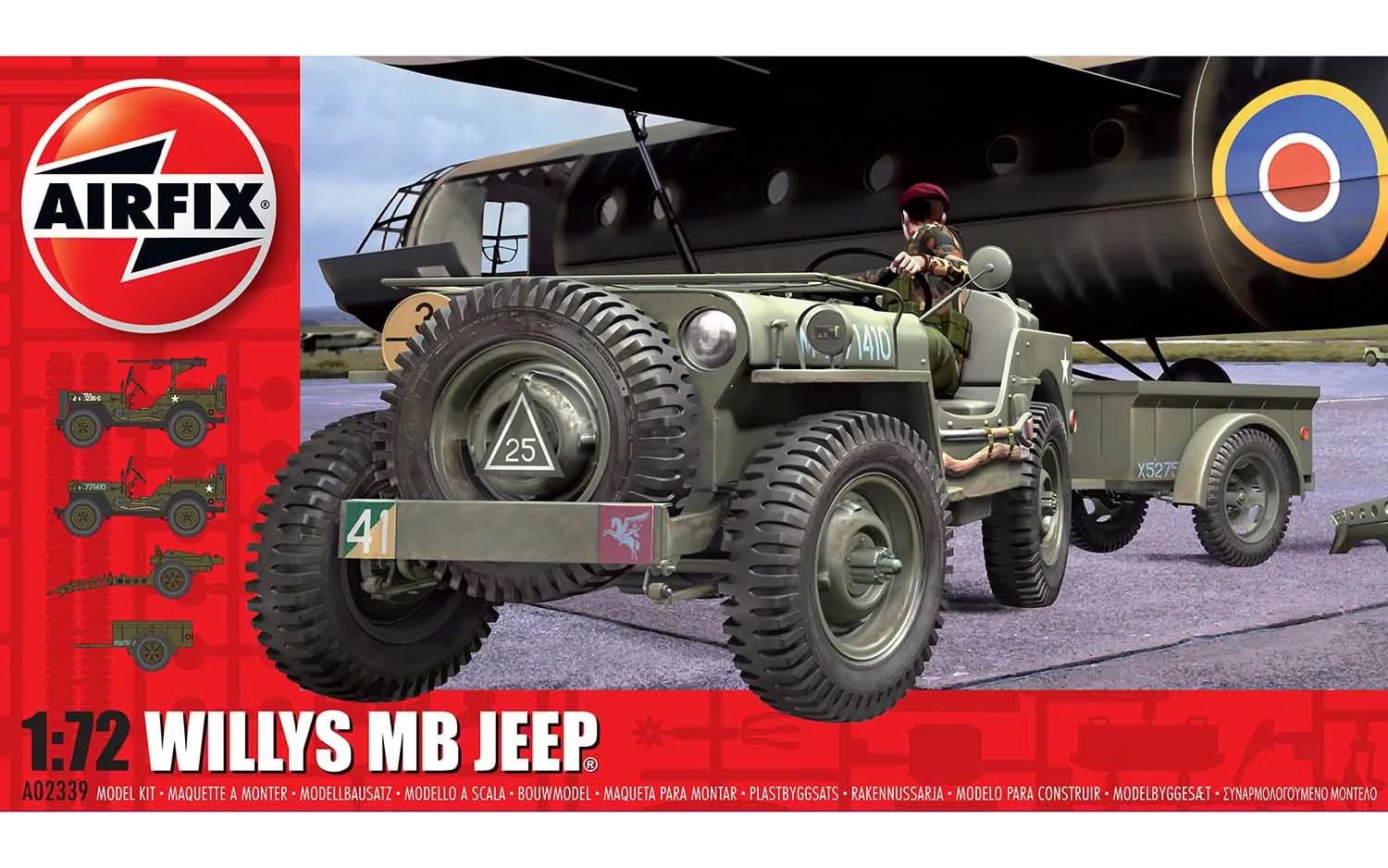 Willies MB Jeep airfix 1/72 ao2339