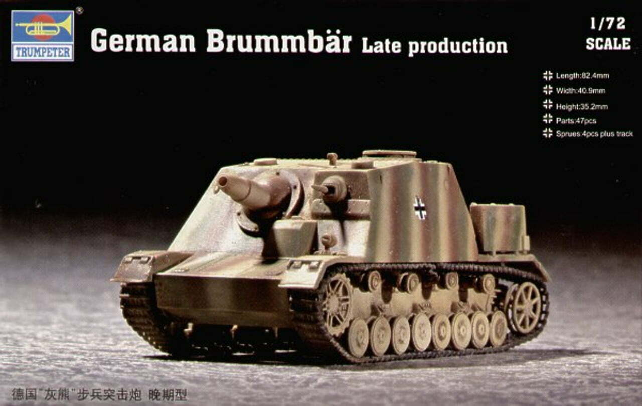 German Brummbar late production 1/72 trumpeter 07212