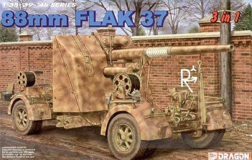 88mm FLAK37 1/35 dragon 3 in 1 - 6287