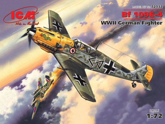 BF 109E-4 ww11 german fighter 1/72 ICM - 72132