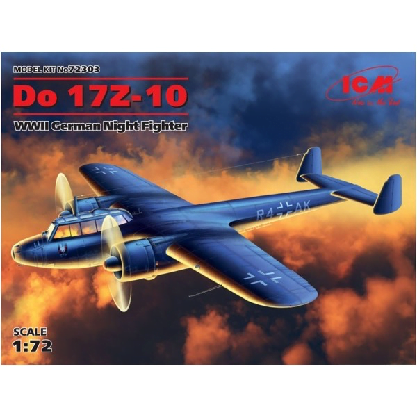 Do 17Z-10 ww11 german nightfighter 1/72 ICM - 72303
