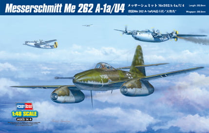 Messerschmitt Me 262 A-1a/U4 1/48 hobbyboss - 80372