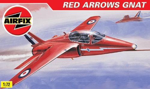 Red Arrows Gnat 1/72 airfix - 01036