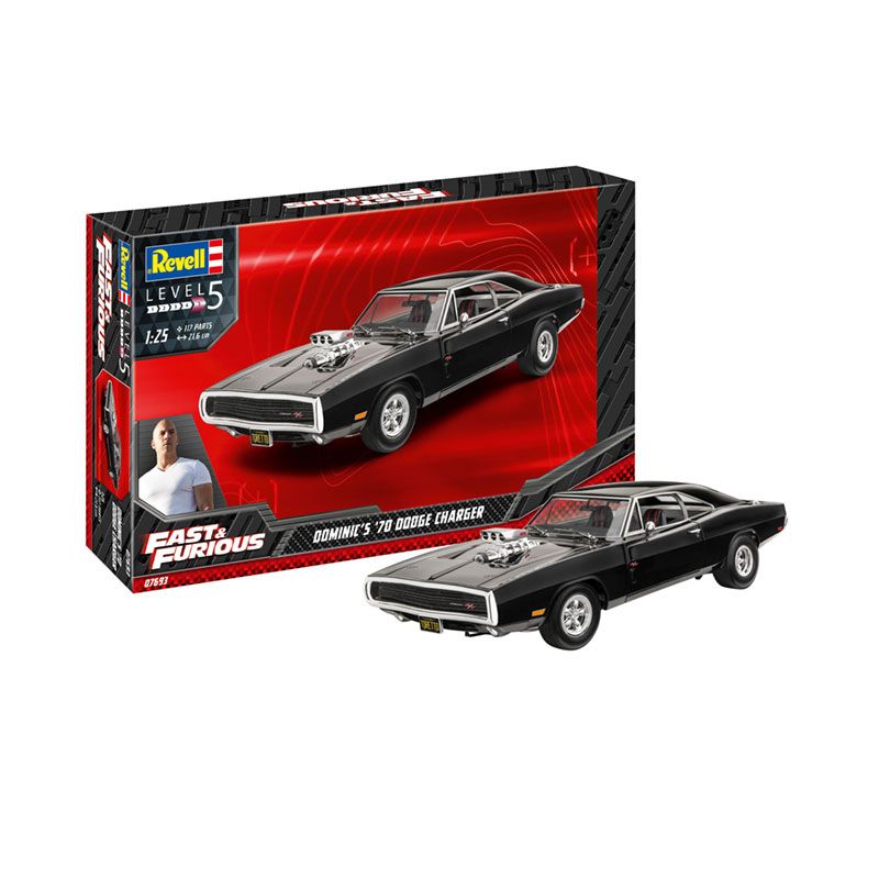 REVELL FAST & FURIOUS - DOMINIC'S 1970 DODGE CHARGER 1:25 - 07693