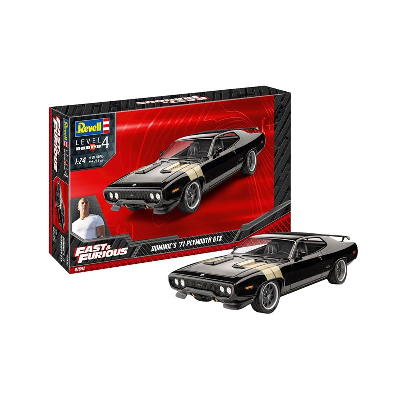 REVELL FAST & FURIOUS - DOMINIC'S 1971 PLYMOUTH GTX 1:24 - 07692
