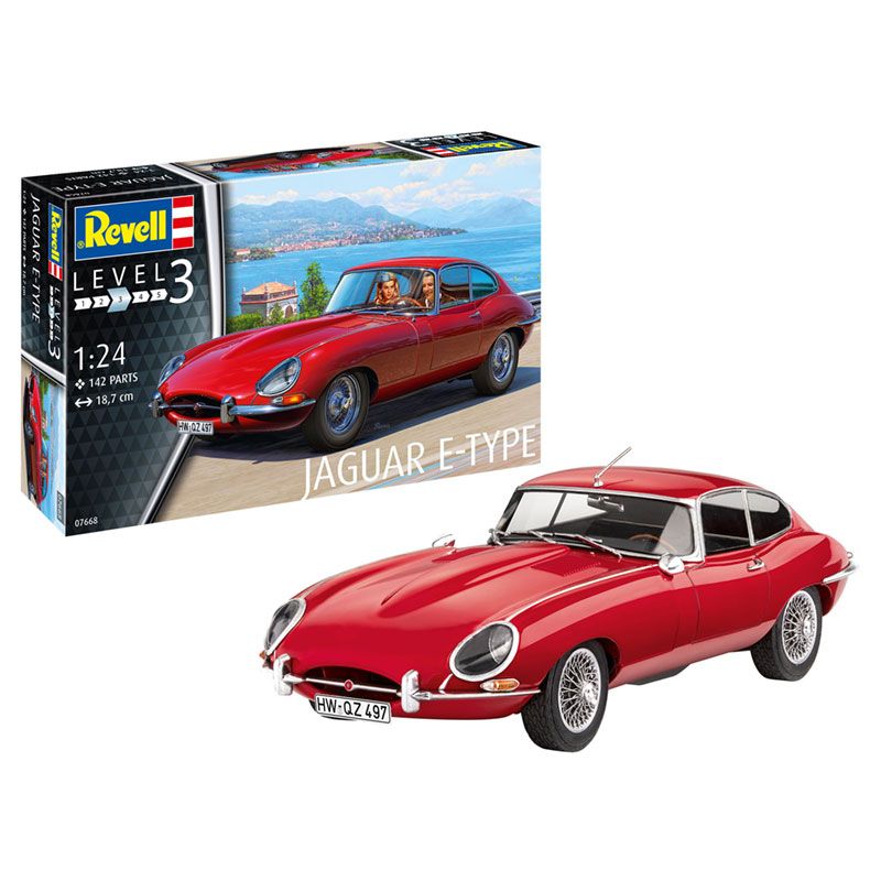 REVELL JAGUAR E-TYPE (COUP) 1:24 - 07668