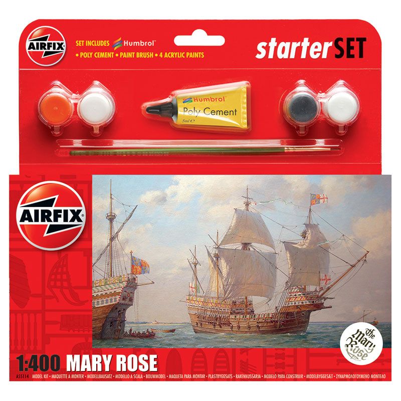 AIRFIX SMALL STARTER SET NEW MARY ROSE - A55114A