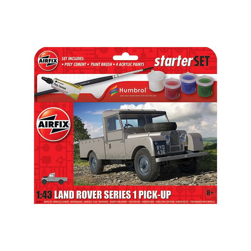 AIRFIX STARTER SET - LAND ROVER SERIES 1 - A55012