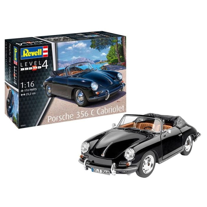 REVELL PORSCHE 356 CONVERTIBLE 1:16 - 07043