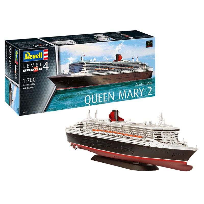 REVELL QUEEN MARY 2. 1/700 - 05231