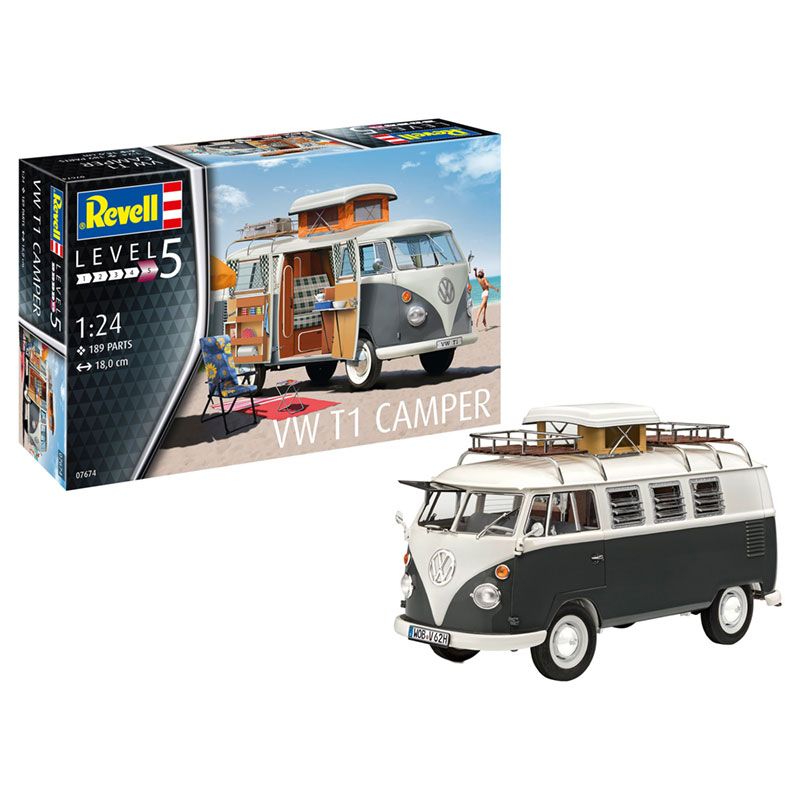 REVELL VW T1 CAMPER 1:24 - 07674