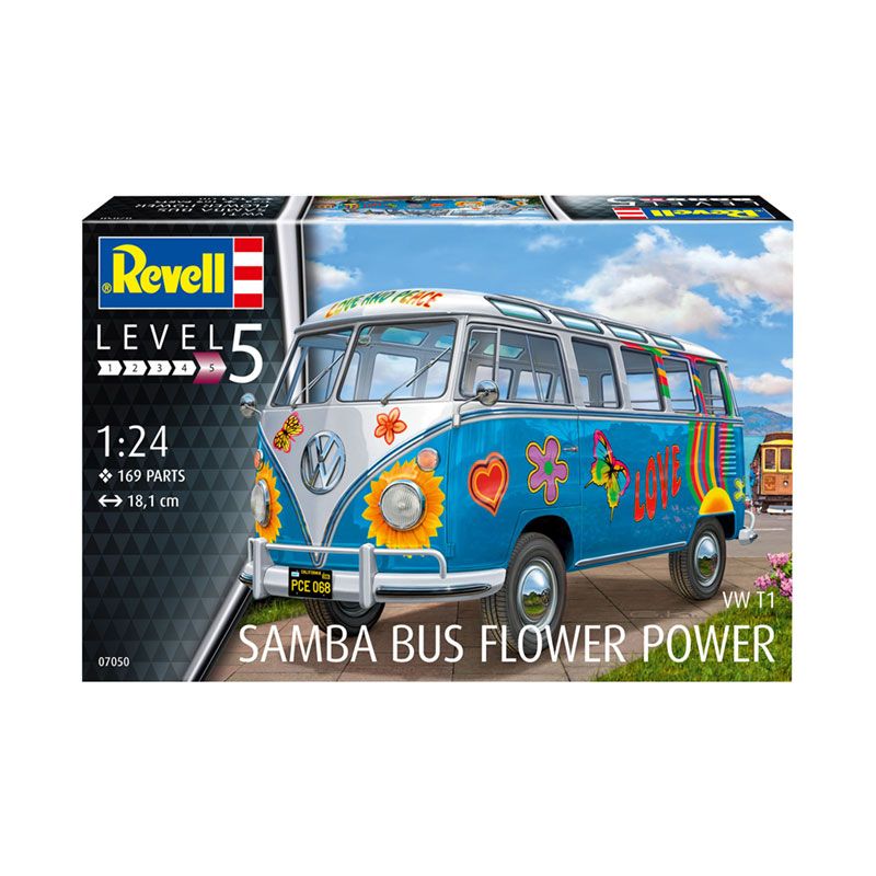 REVELL VW T1 SAMBA BUS "FLOWER POWER" 1:24 - 07050