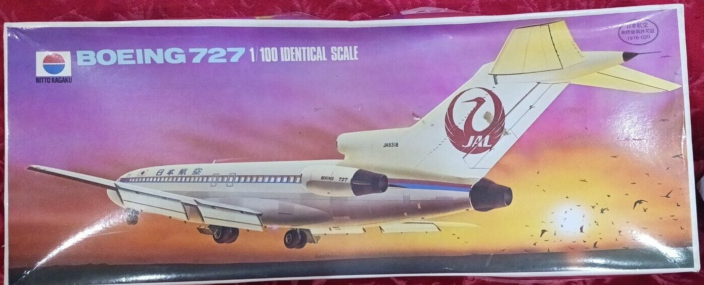 BOEING 727 JAL 1/100 NITTO 1501500