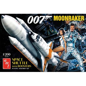 1:200 Moonraker Shuttle w/Boosters - James Bond (Movie) Plastic Kit