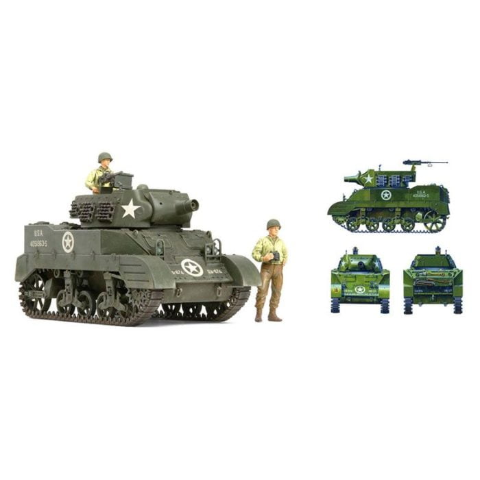 TAMIYA 1/35 M8 CARRIAGE W/3 FIGURES - 35312