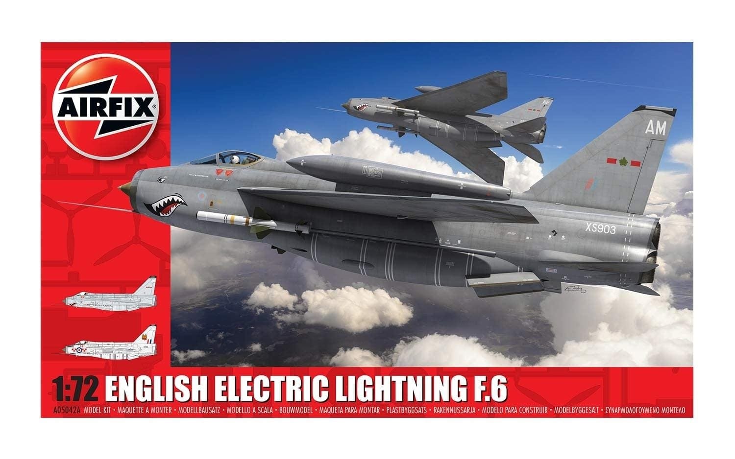English electric lightning f.6 1/72 airfix a05042a