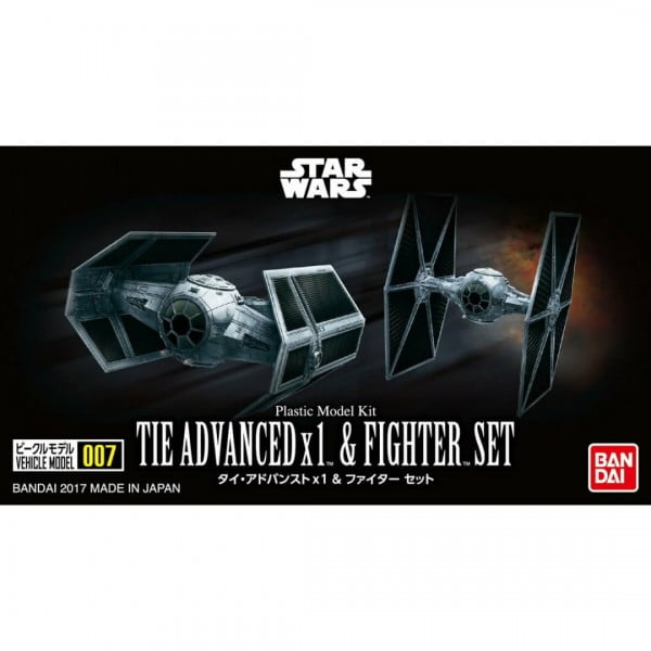 STAR WARS - VEHICLE MODEL - 007 TIE ADVANCED & FIGHTER SET (REPEAT)