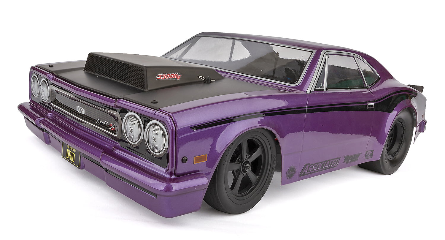 TEAM ASSOCIATED DR10 Drag Race Car RTR, purple