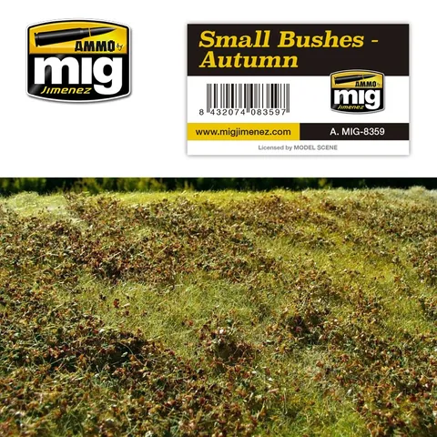 Ammo Small Bushes Terrain Mat - Autumn