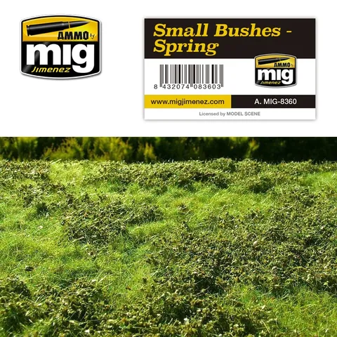 Ammo Small Bushes Terrain Mat - Spring