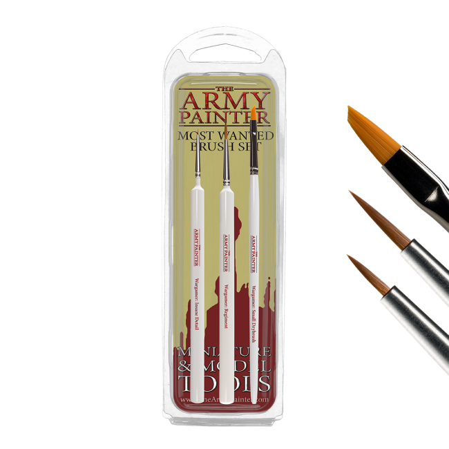 Army Painter Most Wanted Brush Set - TAPTL5043