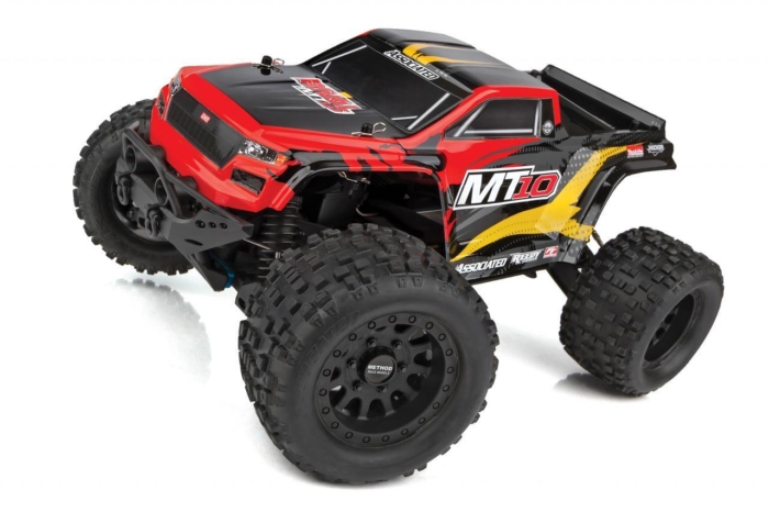 Team Associated RIVAL MT10 Brushless RTR V2, red