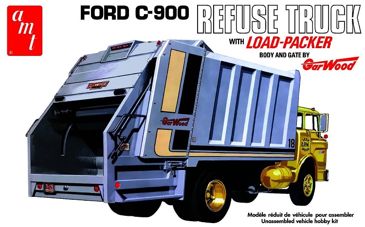 1/25 Ford C-900 Load-Packer Garbage Truck (AMT1247)