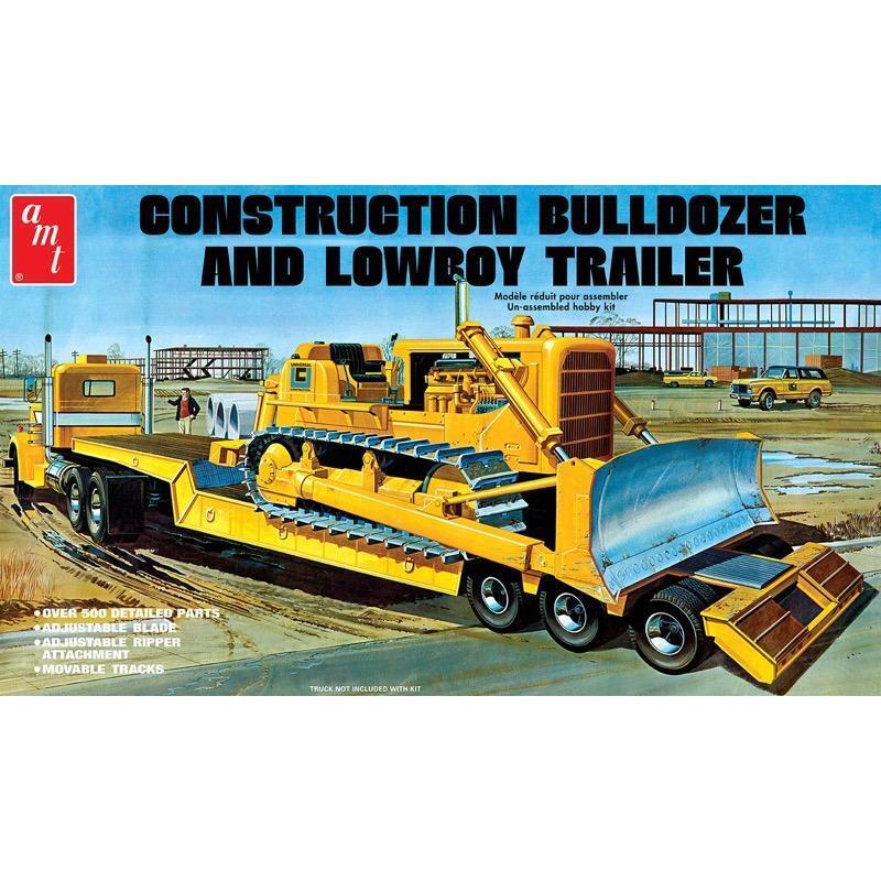 1/25 Lowboy Trailer & Bulldozer (AMT1218)