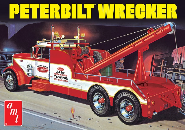 AMT 1/25 Peterbilt 359 Wrecker Plastic Model Kit