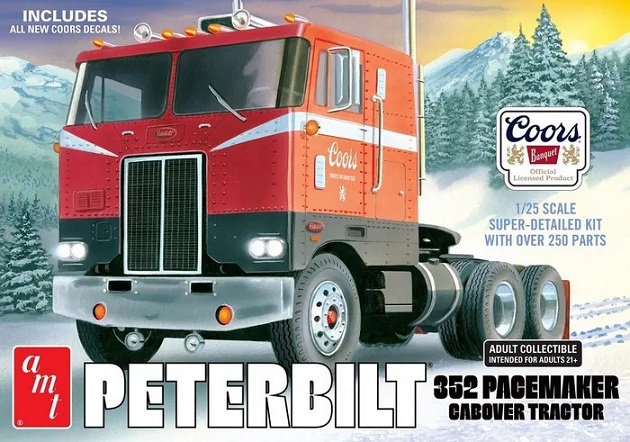 1/25 Peterbilt 352 Pacemaker COE Coors Beer (AMT1375)