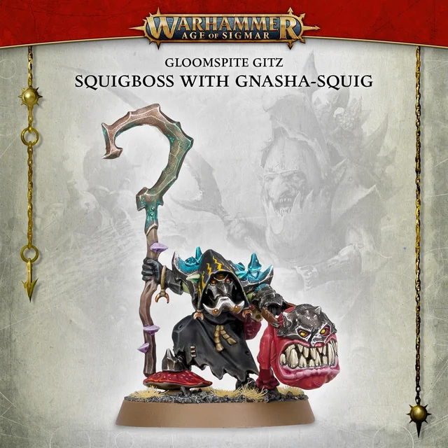 Squigboss with Gnasha-squig