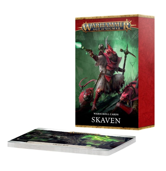 Age of Sigmar Warscroll Cards Skaven