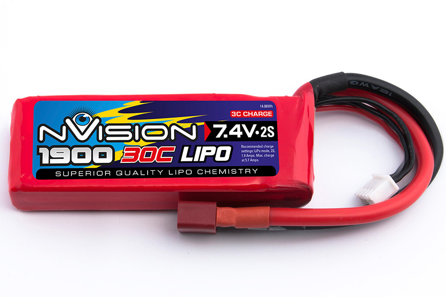 nVision LiPo 2s 7.4V 1900 30C