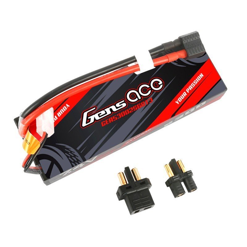 Gens Ace LiPo 2S 5300mAh 7.4V 60C Hardcase 1TO3