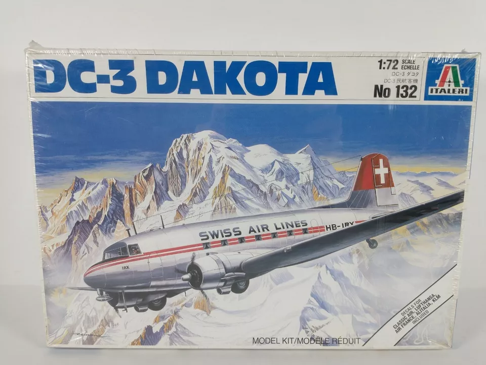 Italeri 1:72 Swiss Air Dc-3 Dakota - 132