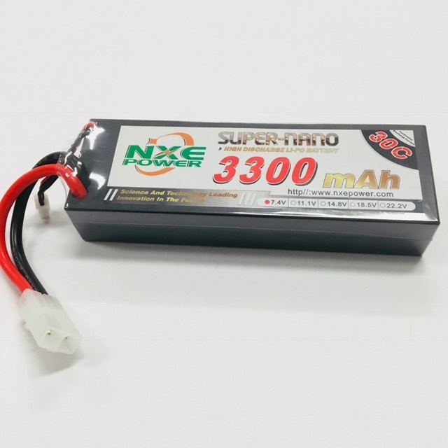 NXE 7.4v 3300mah 30c H/Case w/Tamiya plug