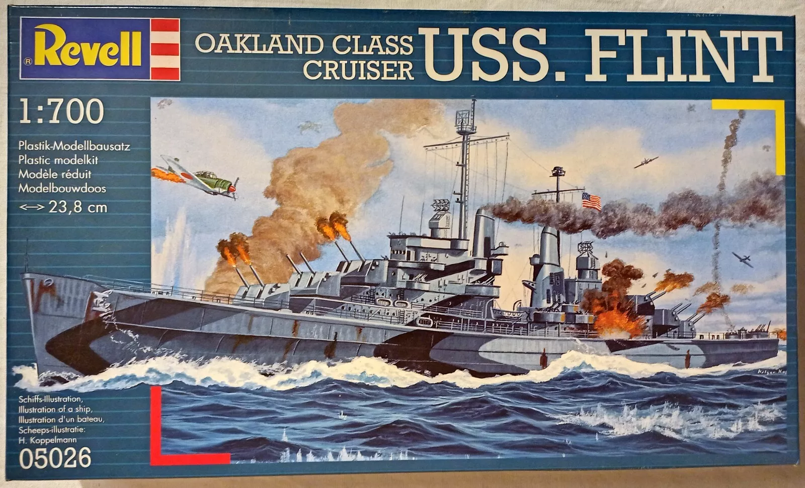 Revell Oakland Class Cruiser USS Flint 1:700 - 05026