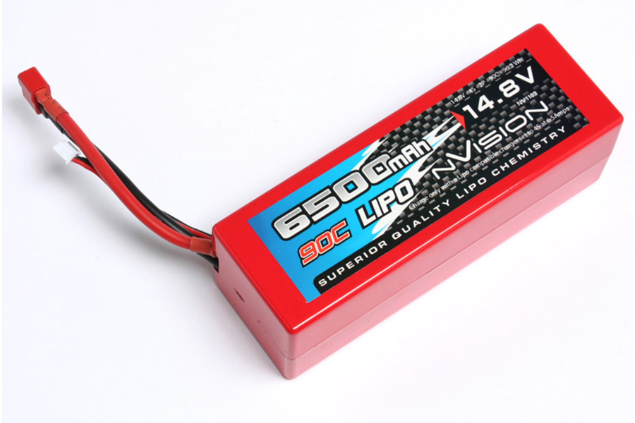 nVision Factory Pro Lipo 6500 90C 14.8V 4S Deans