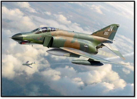 Academy 1/32 USAF F-4E "Vietnam War" (12133)