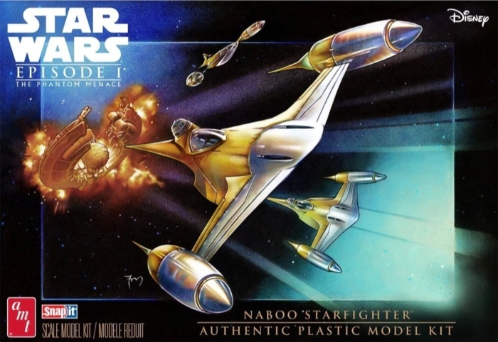 1/48 Star Wars: Phantom Menace N-1 Naboo Starfighter - AMT1376